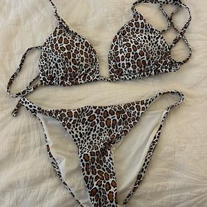 Cheetah swimsuit - never worn